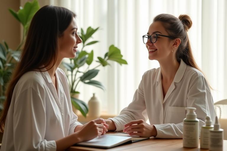 Consultation bien-être personnalisée au spa